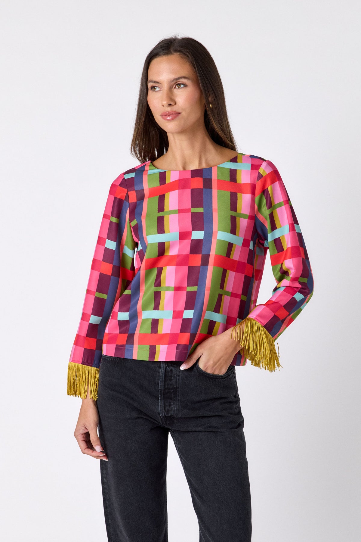 Maya Top - Plaid Parade