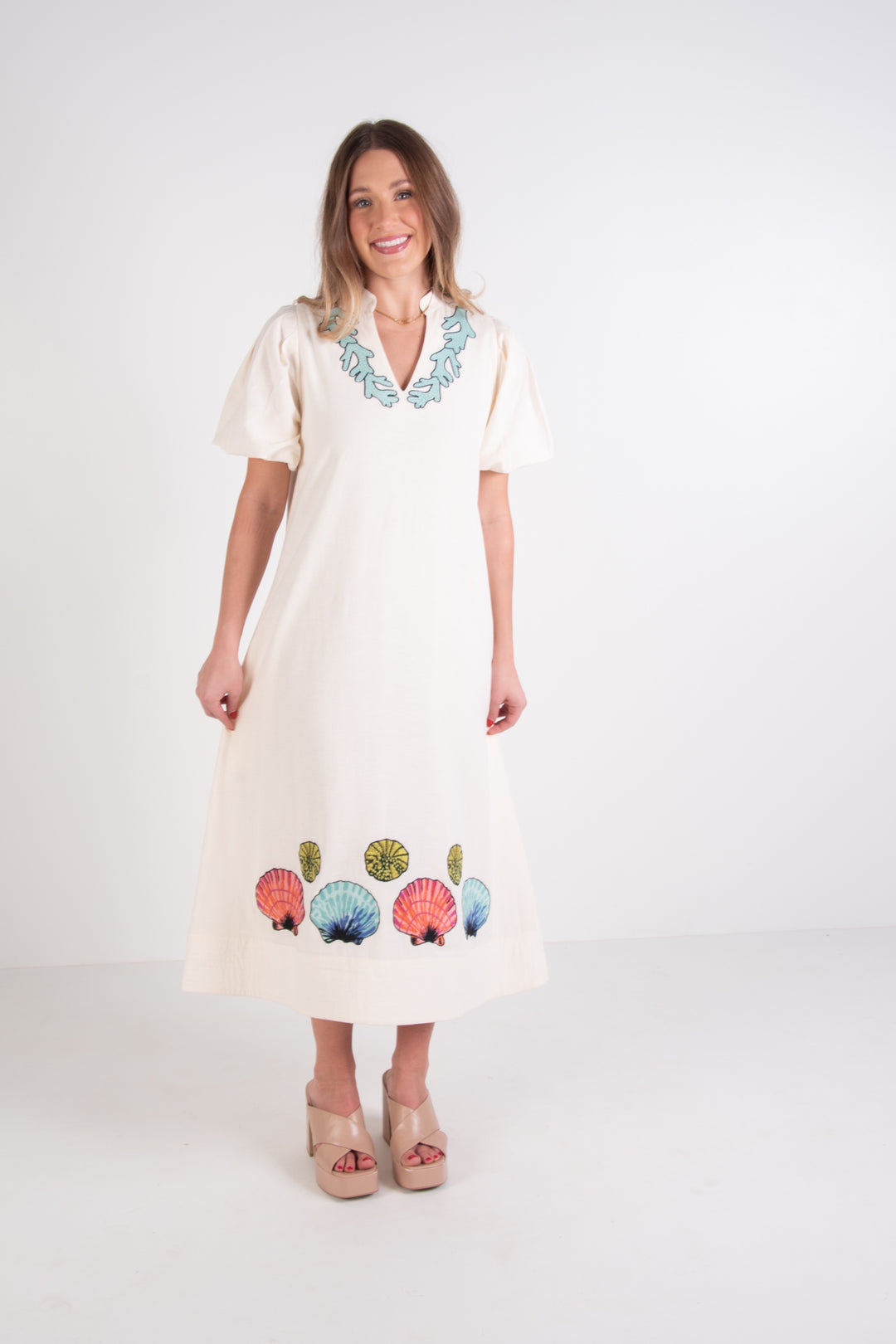 Hampton Dress - Birch Seaside Linen