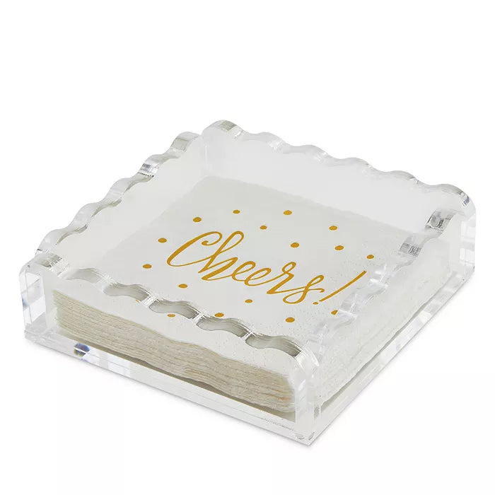 BMH - Ruffle Cocktail Napkin Holder (1)