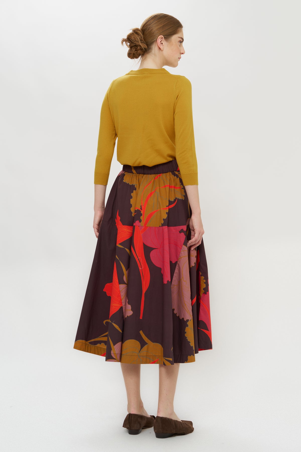 Olivia Skirt - Hague Brown