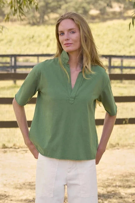 Patty Popover Henley - Nori
