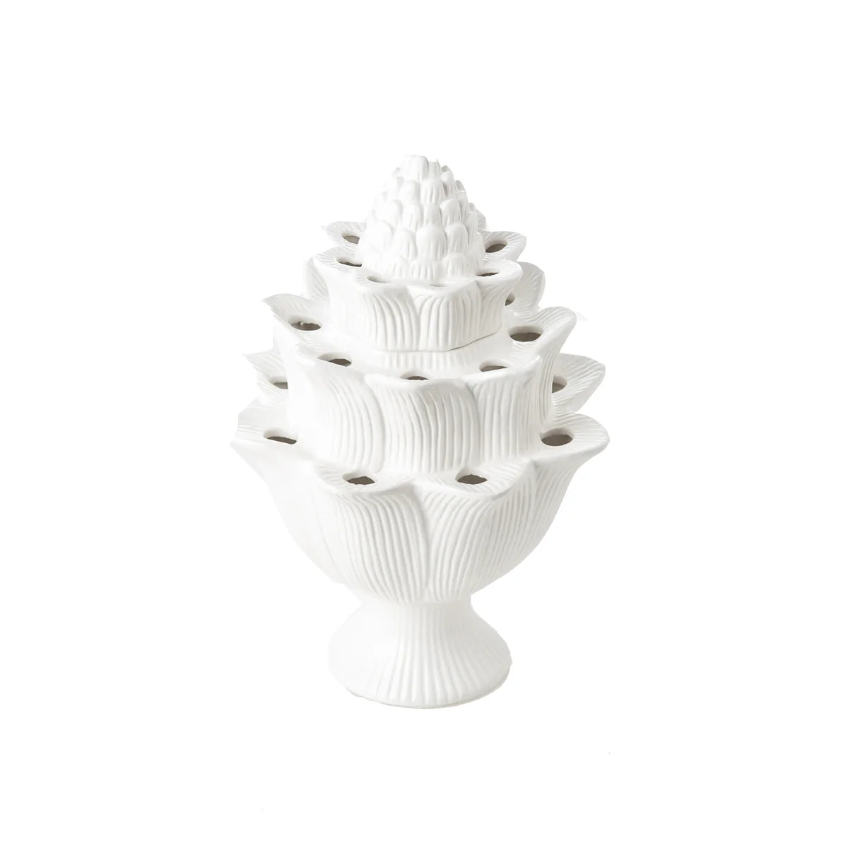 BMH - Small White Artichoke Tulipiere (1)