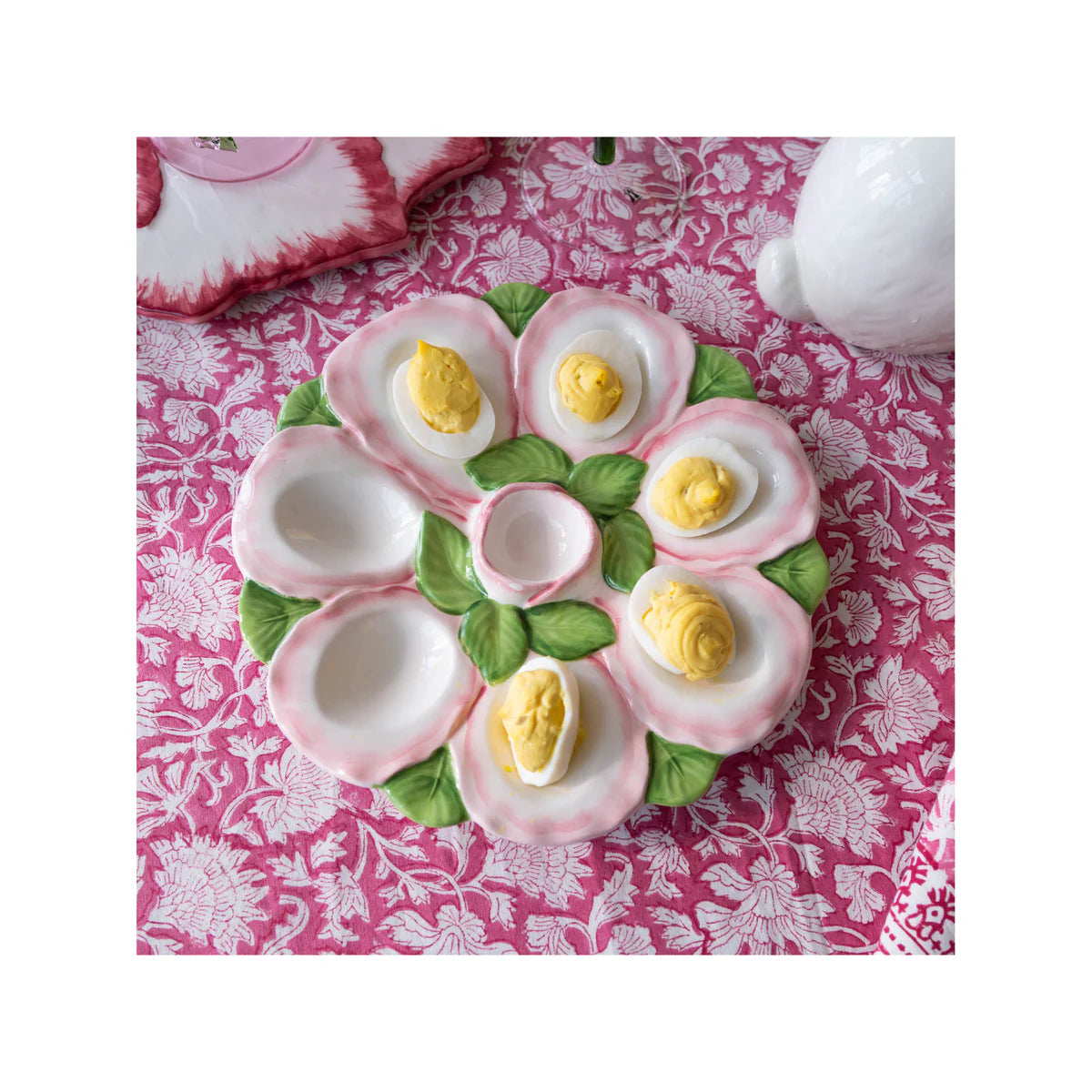 BMH - Pink & White Egg Tray