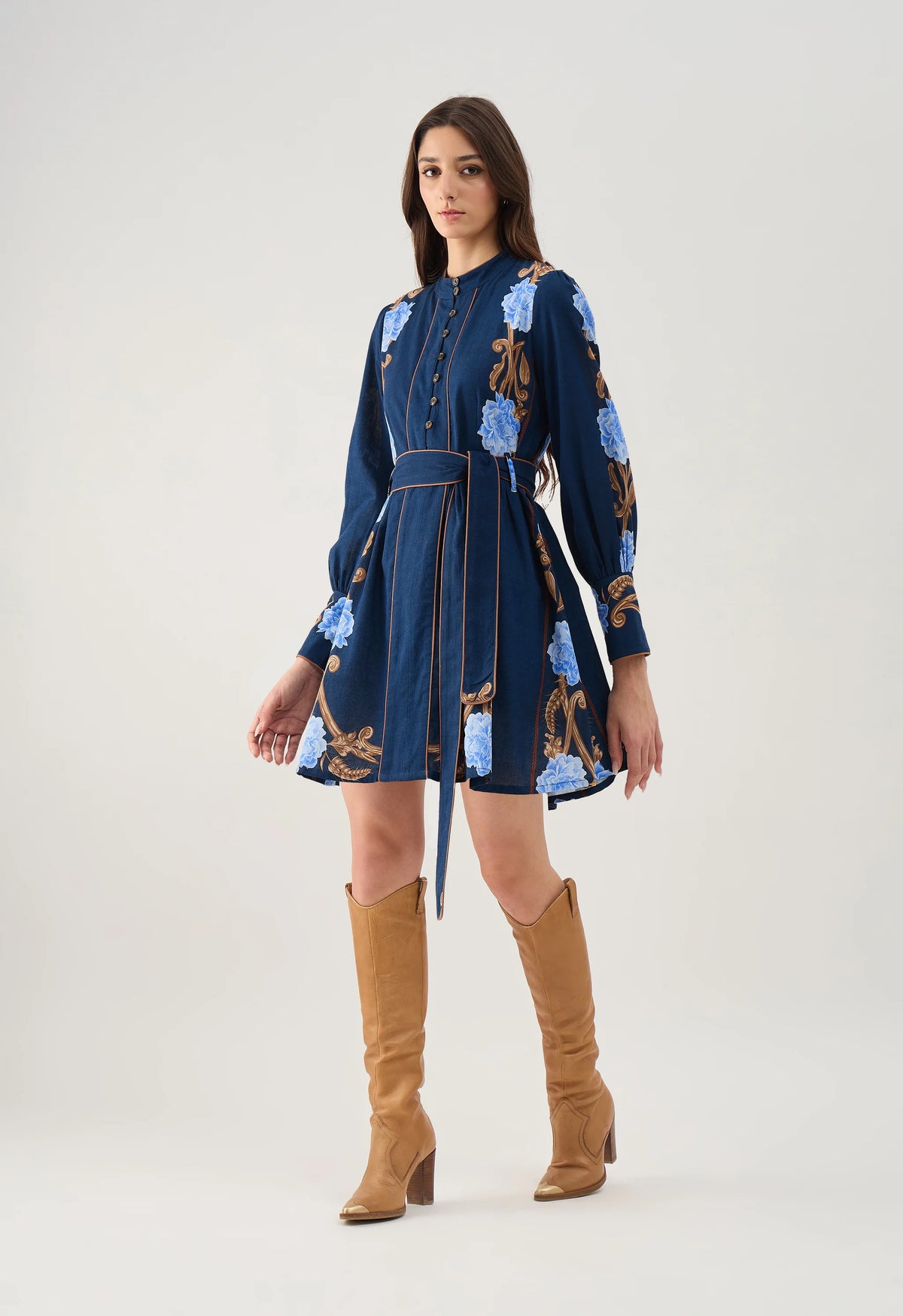 Nella Dress - Harvest Navy