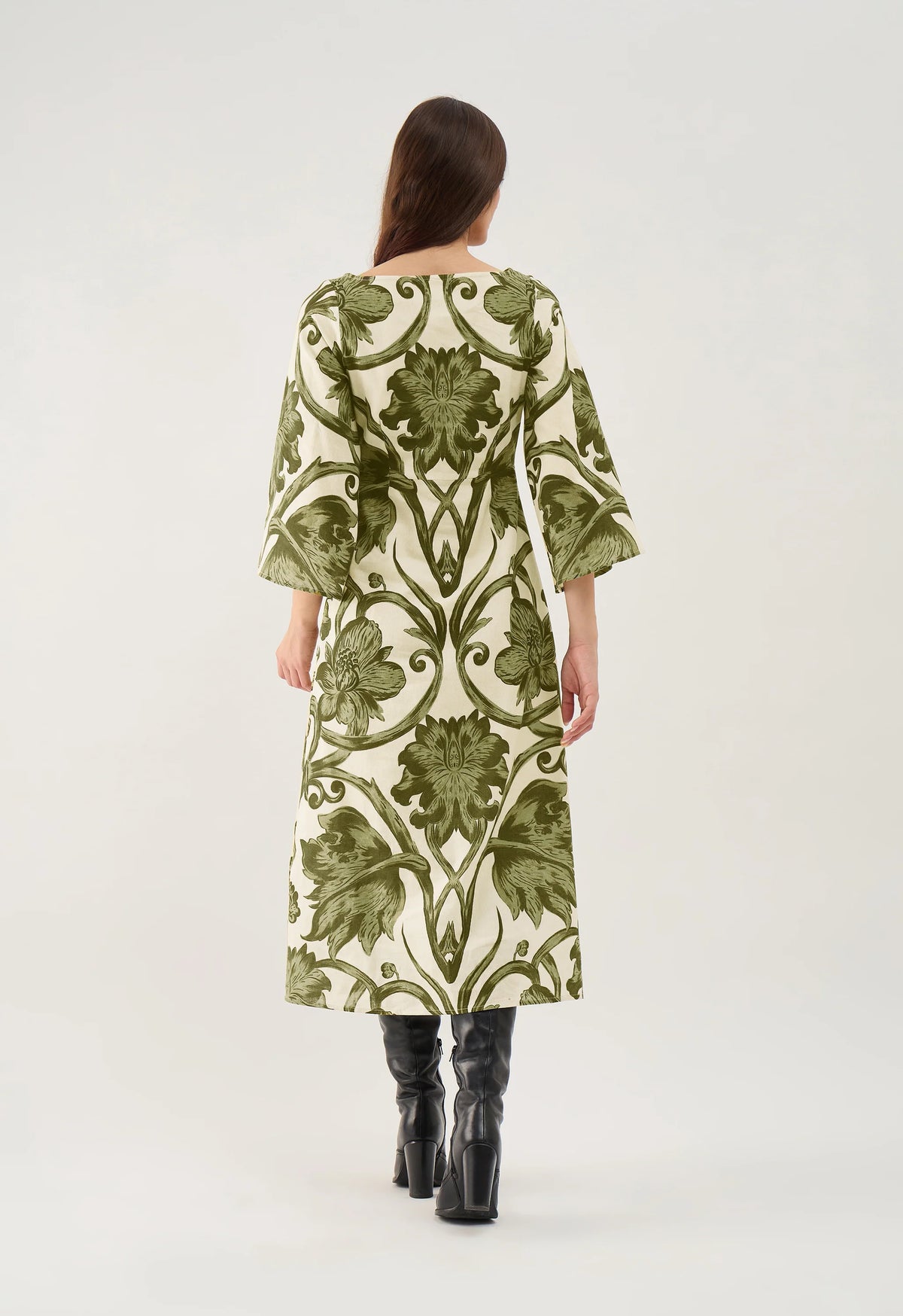 Camelia Dress - Rosemore Olive