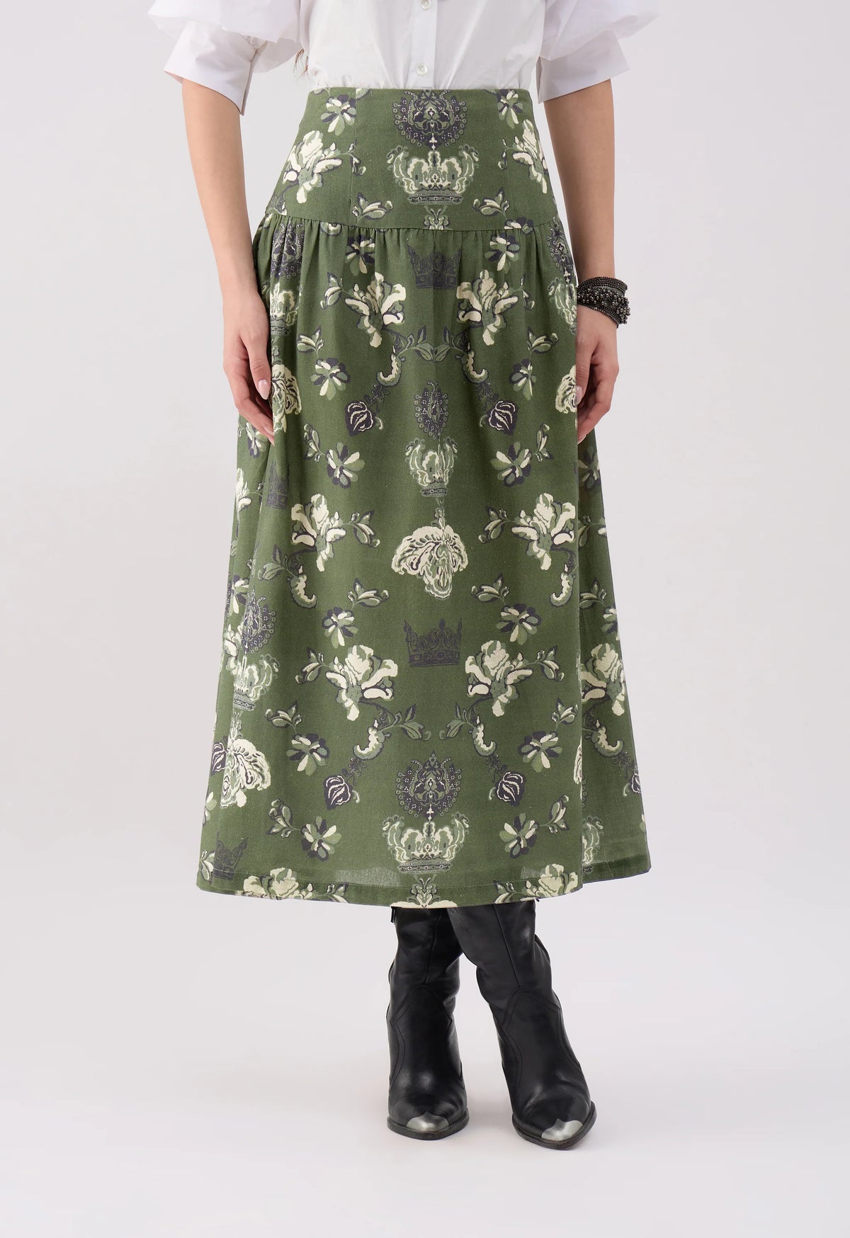 Kara Skirt - Windsor Moss