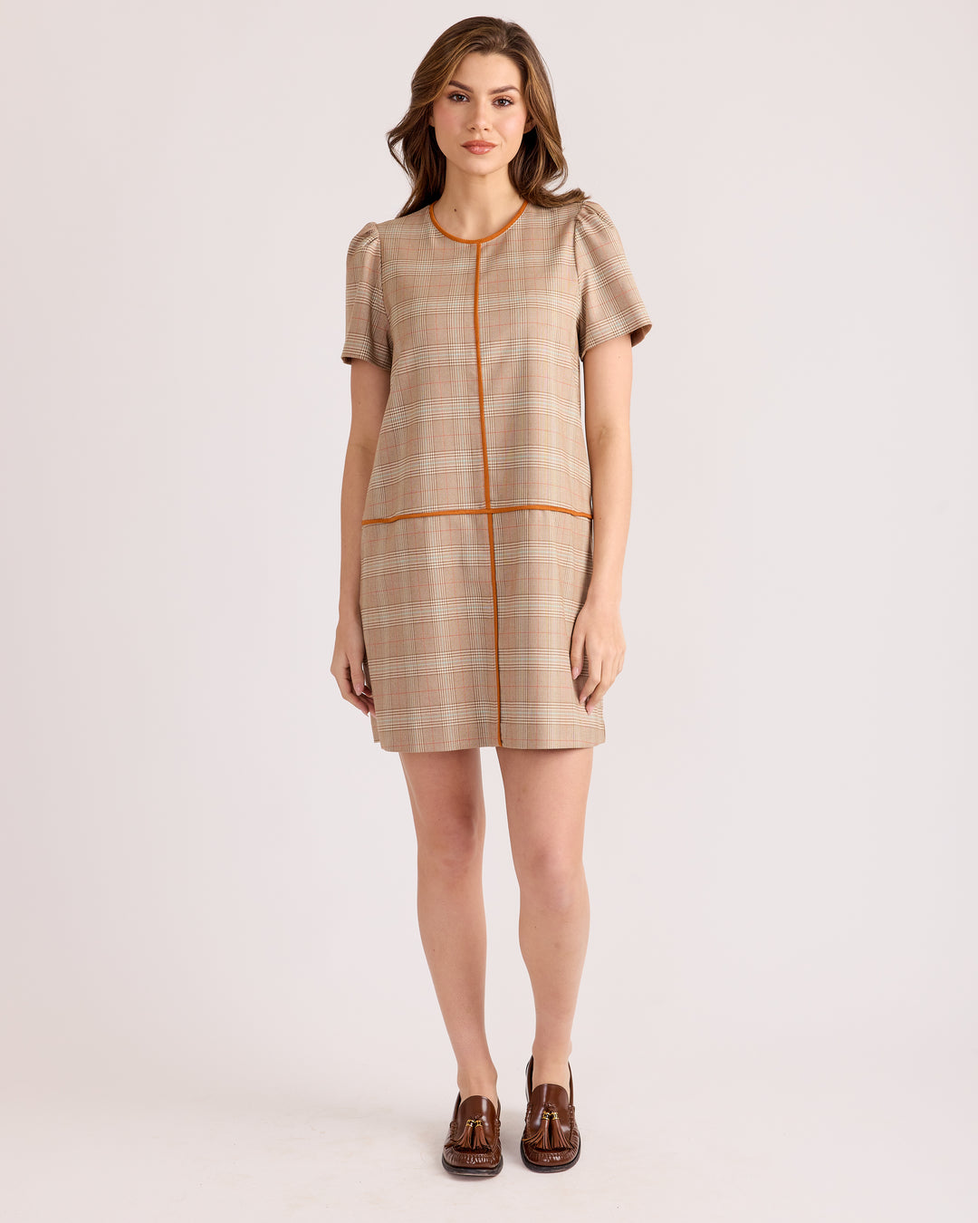 Vienna Dress - Autumn Plaid