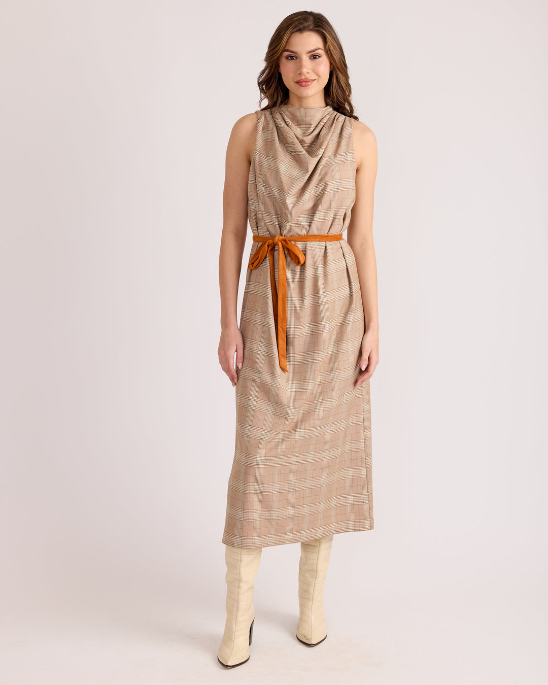 Clay Dress - Autumn Plaid