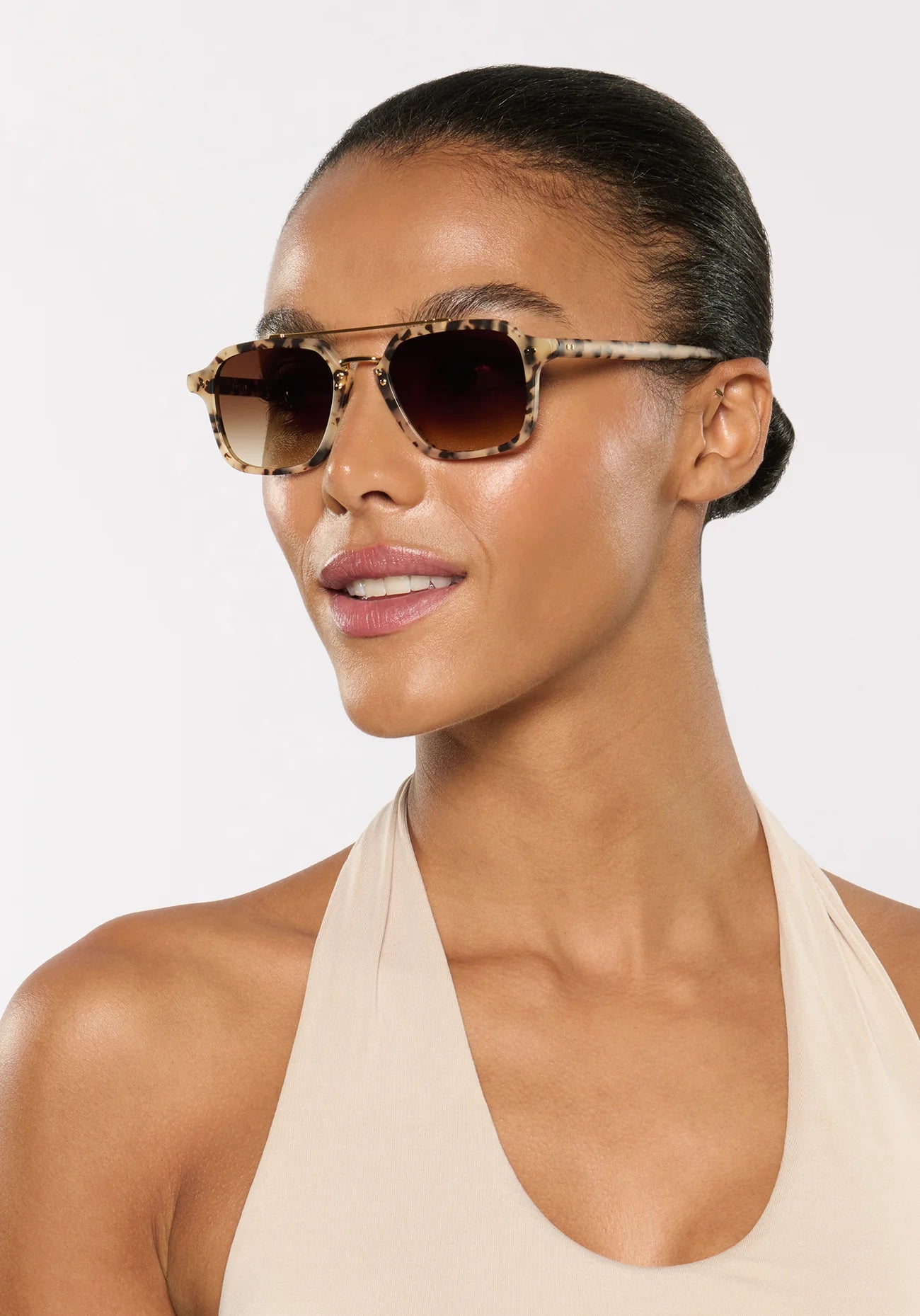 COLTON | Matte Oyster 18K Sunglasses