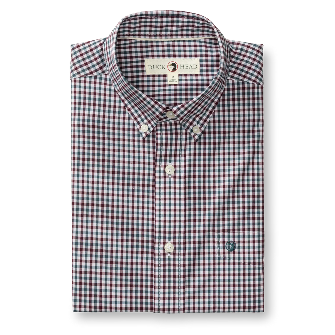 Performance Poplin Sport Shirt-Merill Gingham-Fig