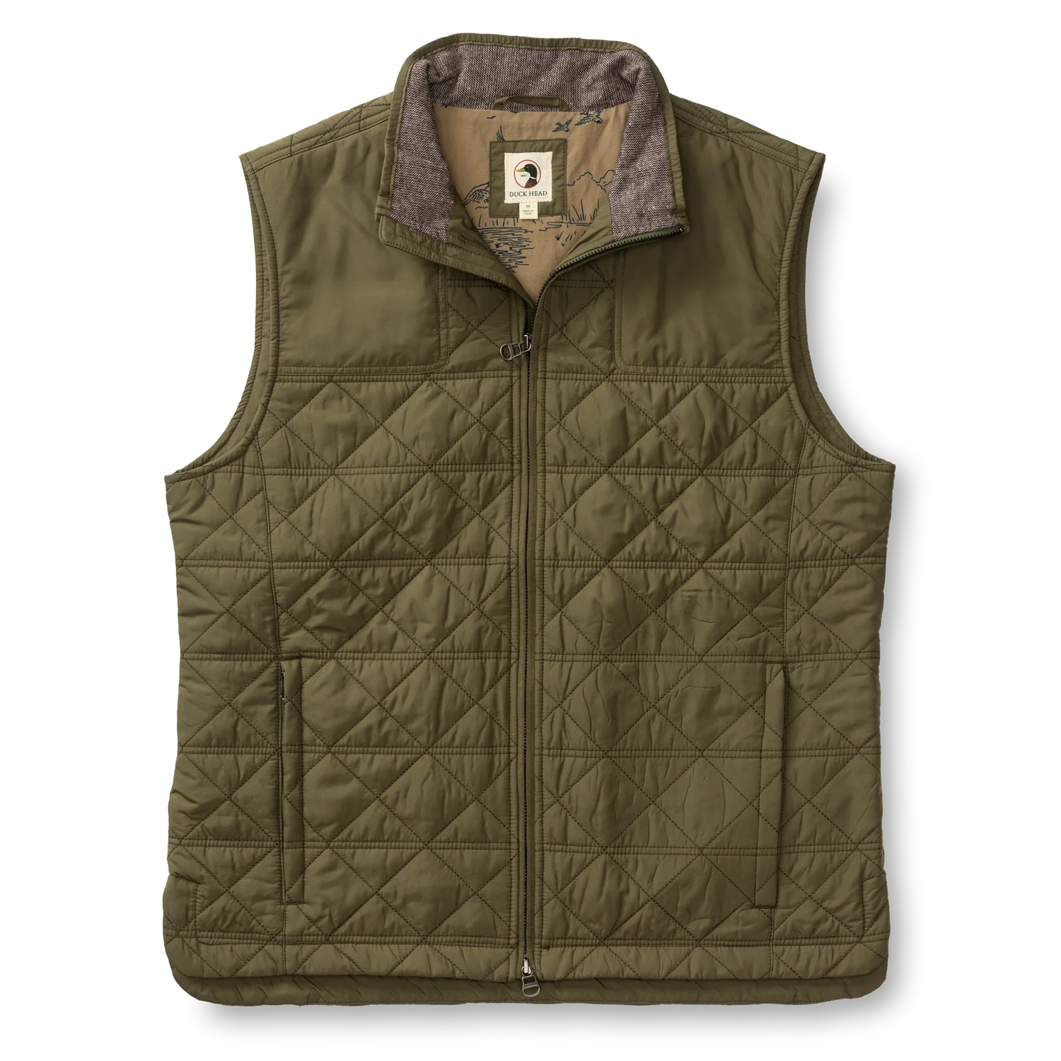 Fremont Sport Performance Quilted Vest-Olive