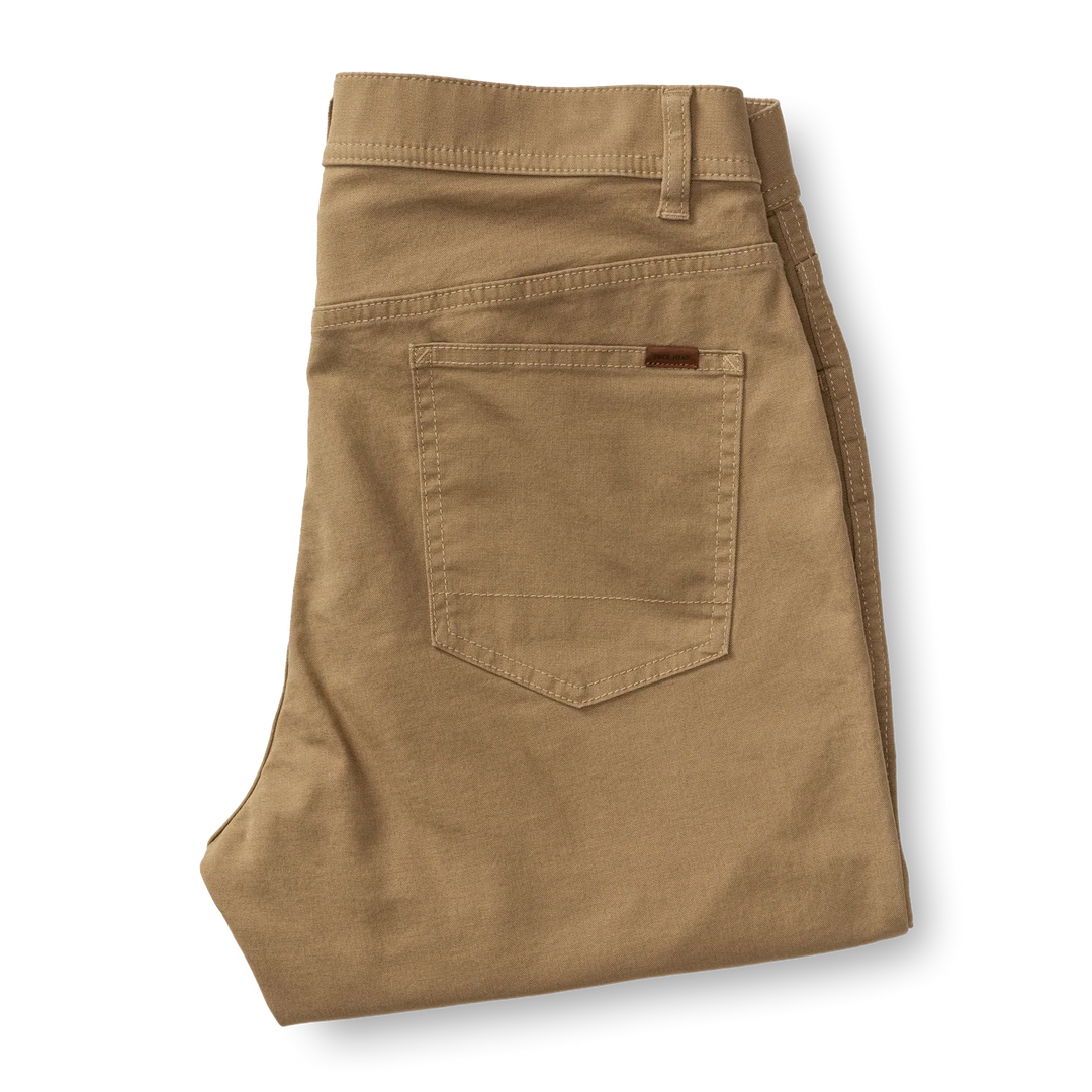 Classic Fit Pinpoint Canvas 5Pkt Pant - Weathered Oak