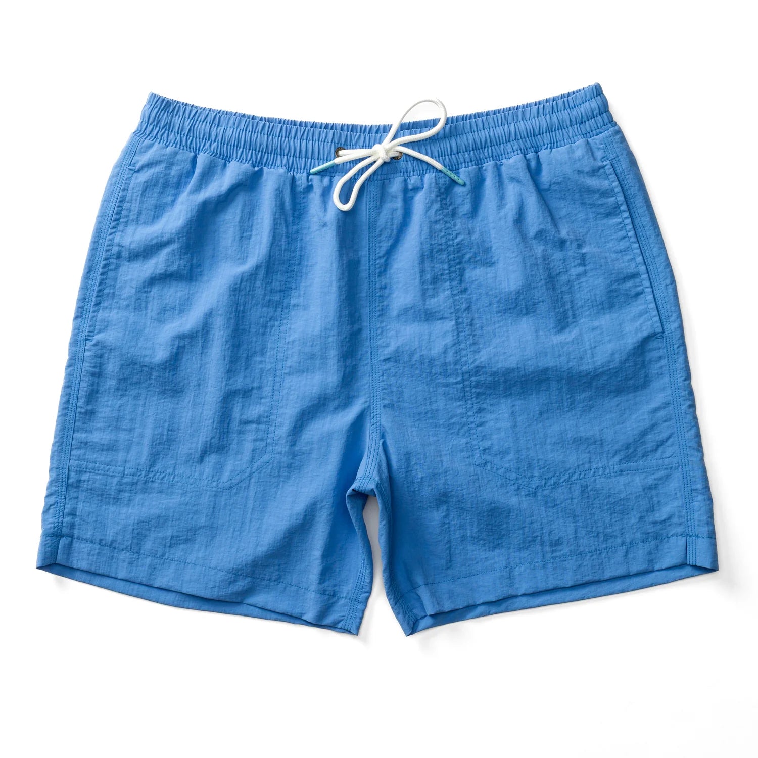 6in. Solid Sailport Swim Short-Cornflower Blue