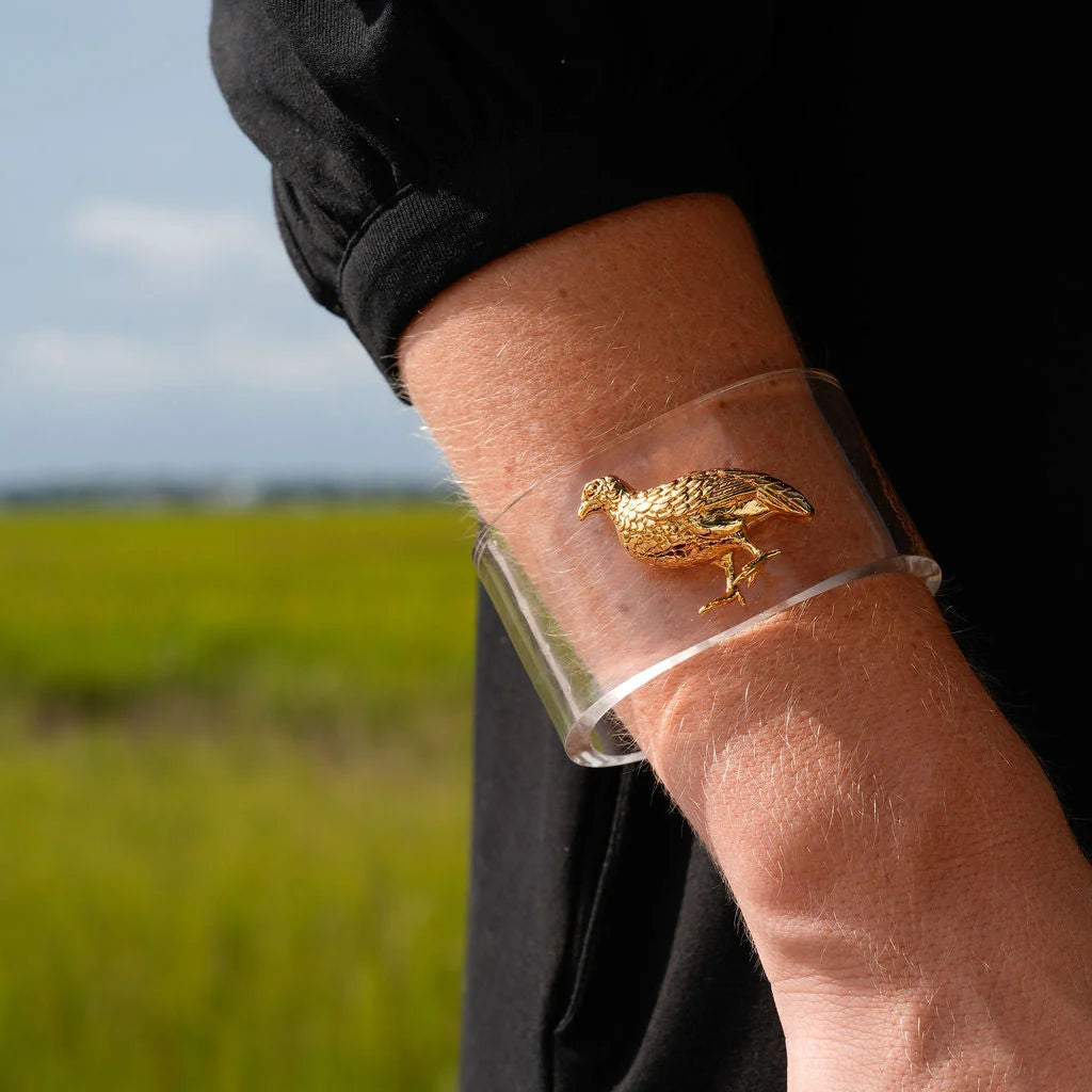 Quail Acrylic Cuff Bracelet