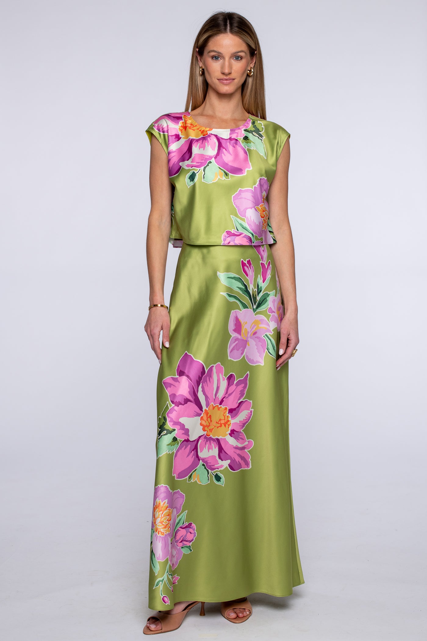 Jackie Top - Bias Bouquet
