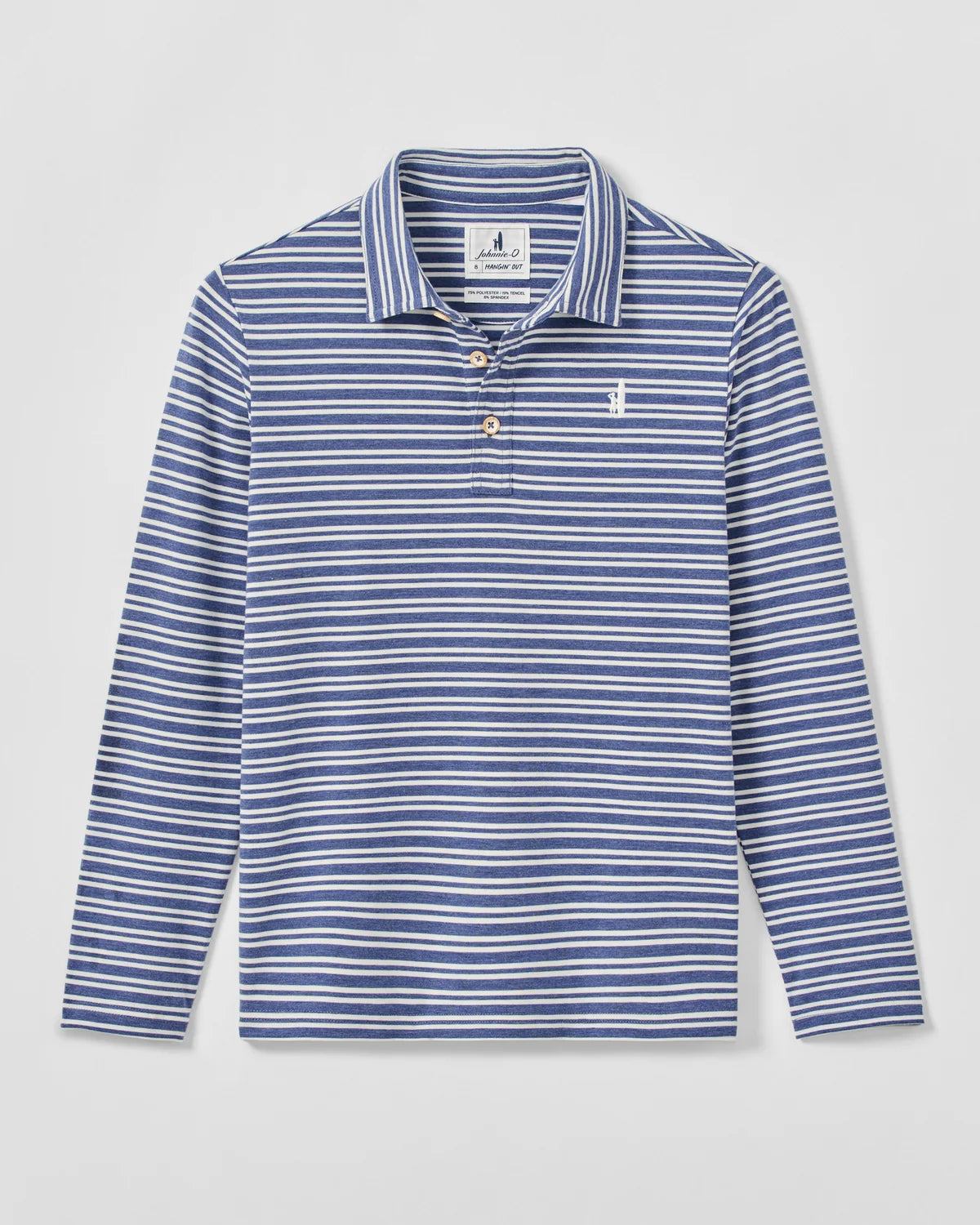 Brannen Jr. Long Sleeve Polo - Lake