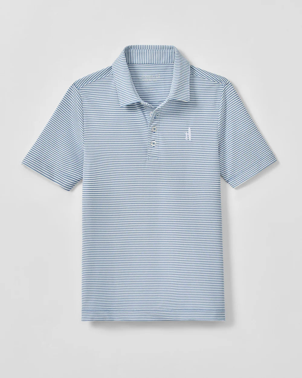 Perf. Mesh Jr. Polo-Dru Stripe-Sailor