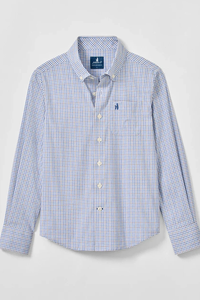 Everyday Perf. Jr. Button Down Shirt - Koby Print