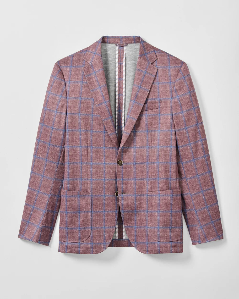 Printed Knit Stretch Sport Coat - Abby Pane
