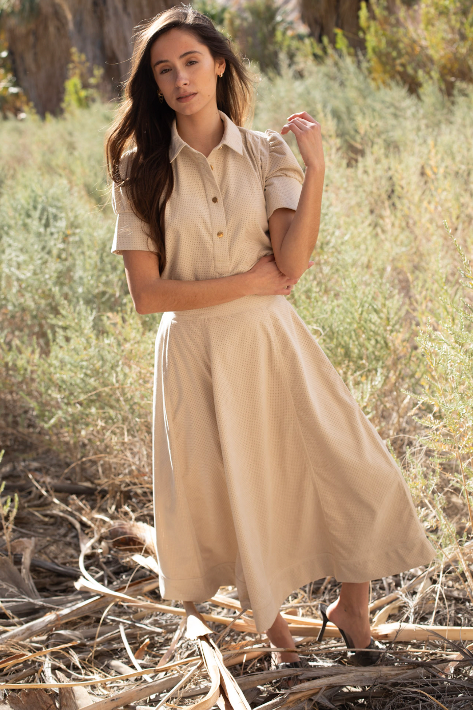 Everything Short Sleeve Top - Pin Dot