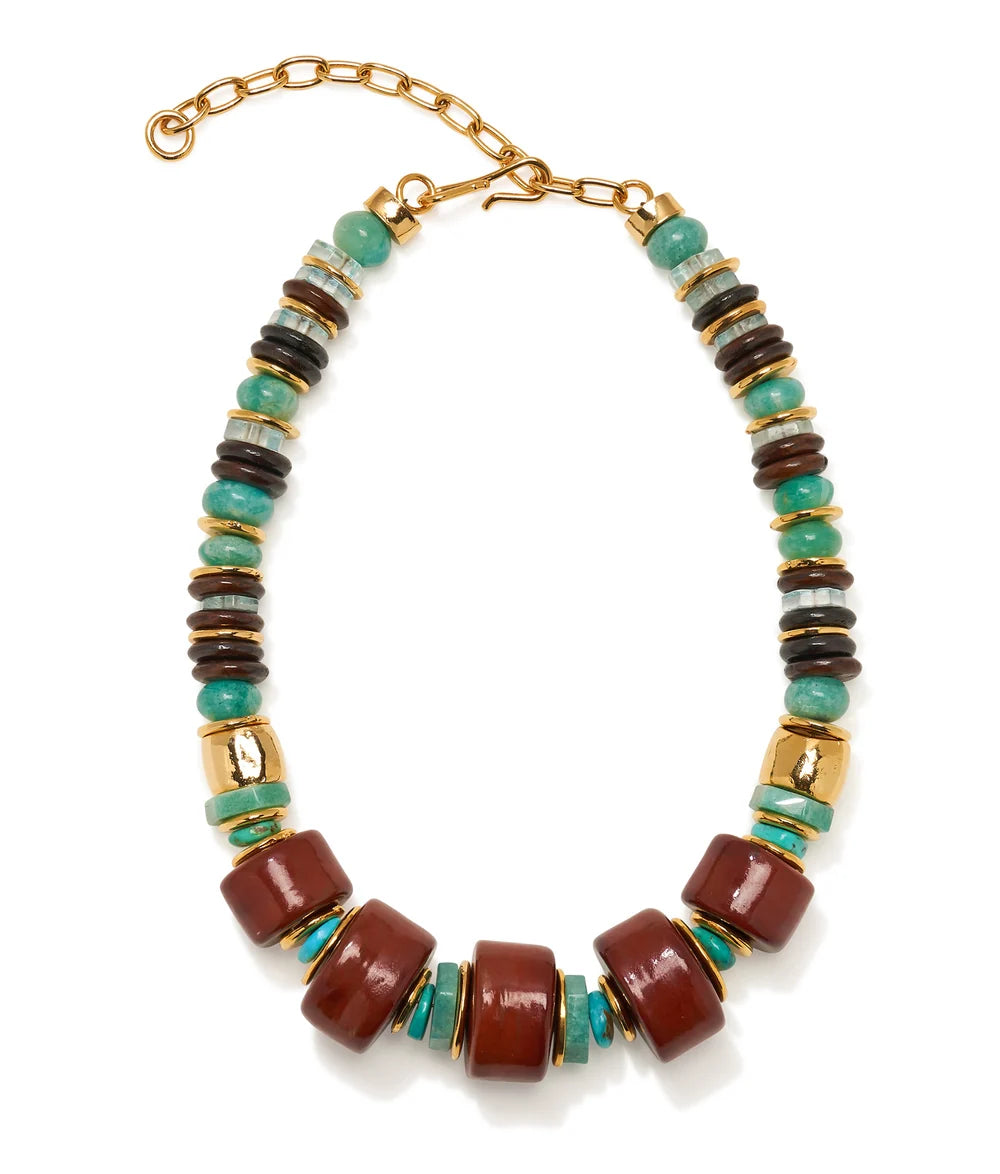 Granada Necklace - Rosewood