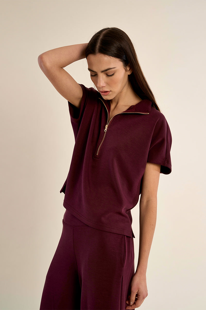 Gala Sweatshirt - Dark Red