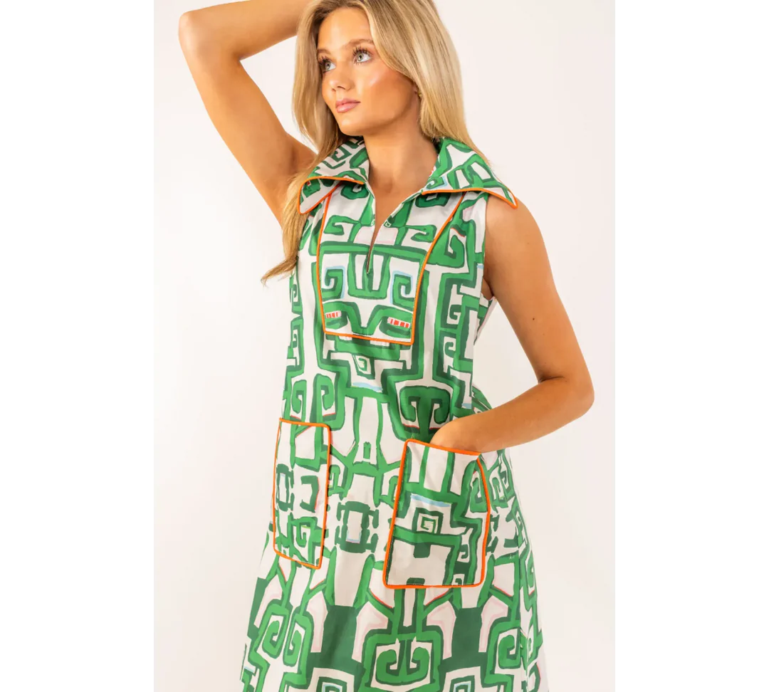 Sleeveless Cassidy Dress Short - Greek Heiress