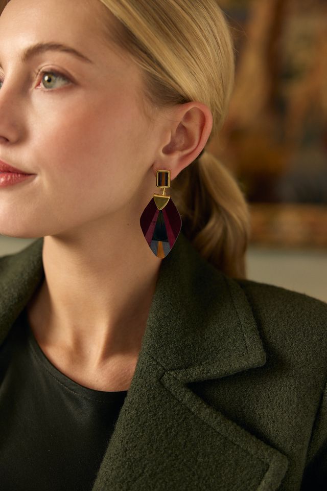 Brackish Kelsey Matte Drop Earring