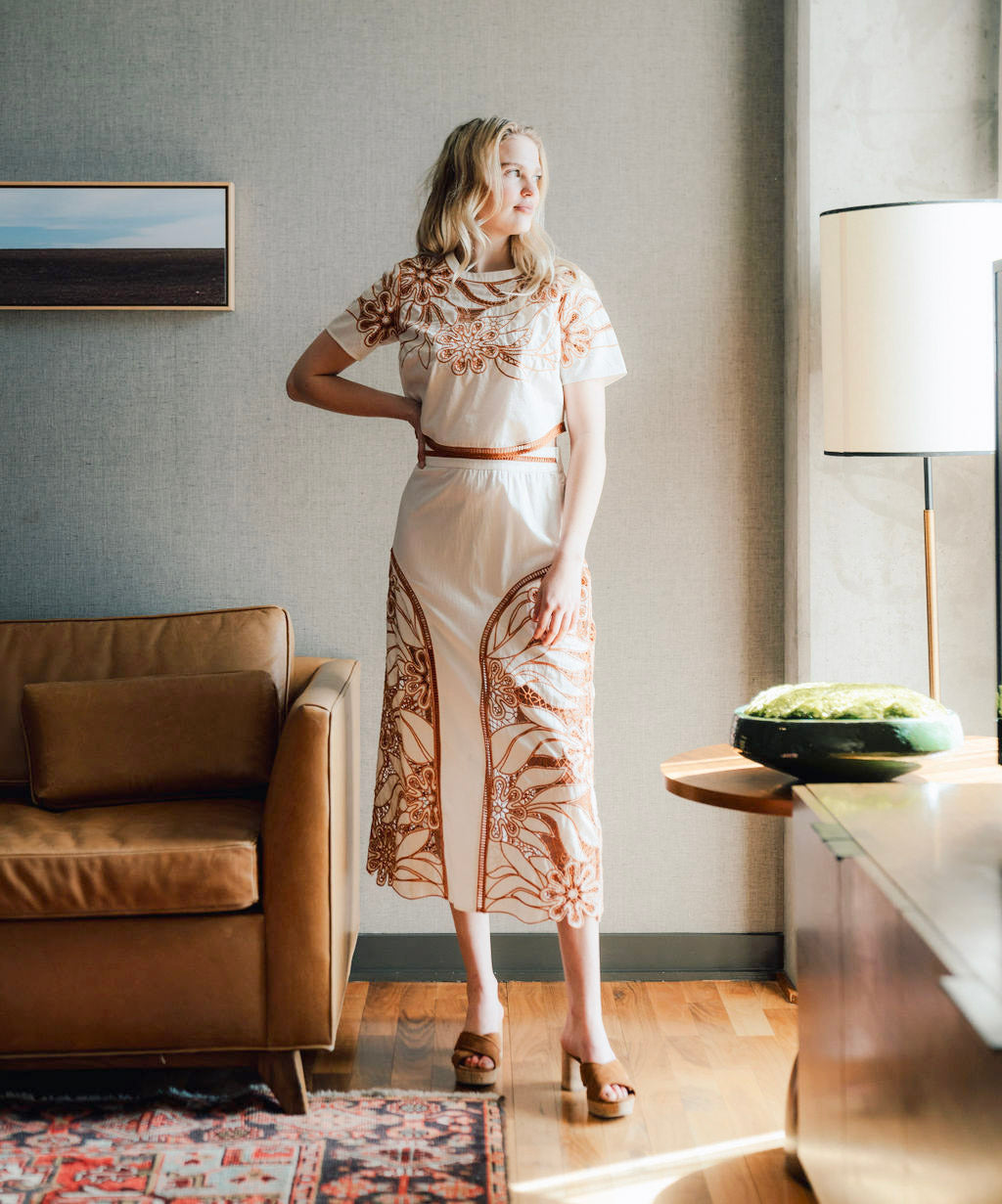 Palermo Skirt - Caramel