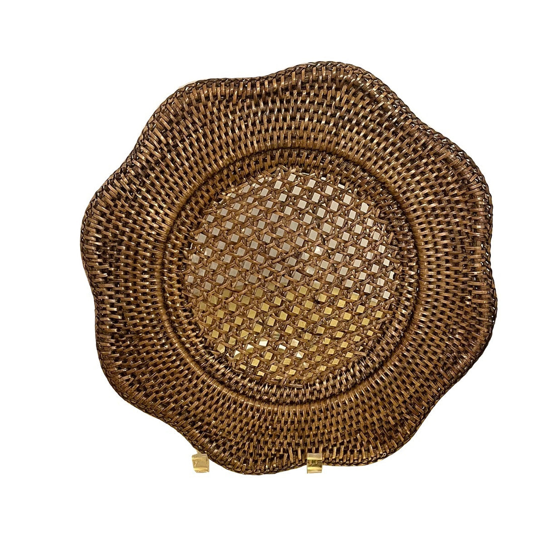 BMH - Wicker Charger Set
