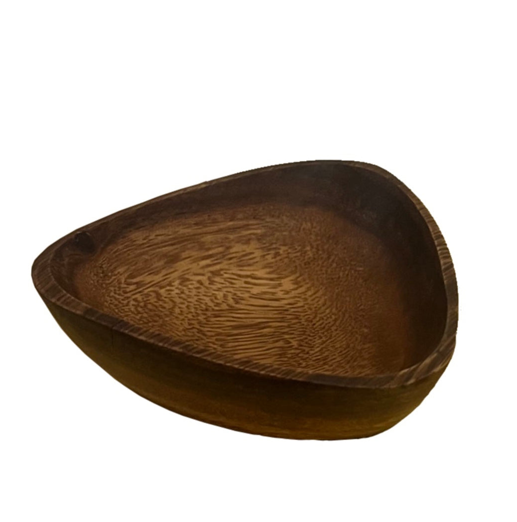 BMH - Small Wooden Triangle Dish
