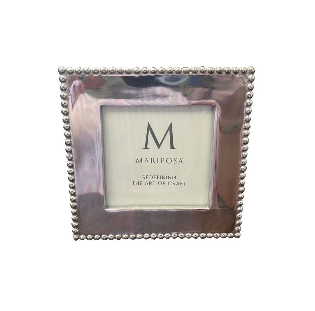 BMH - Silver 4x4 Beaded Frame (1)