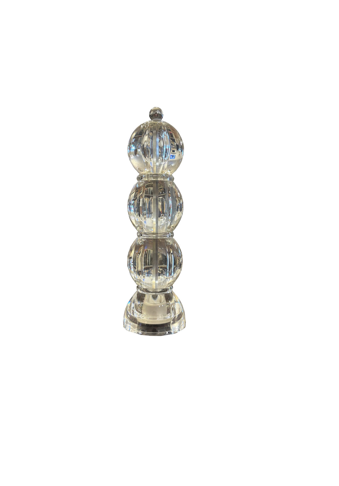 BMH - Clear Tall Salt & Pepper Grinders (2)
