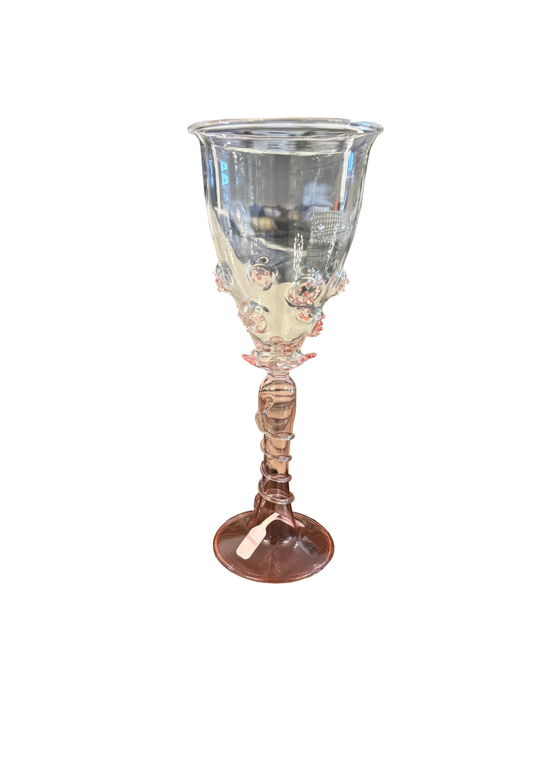 BMH - Pink Swirl Wine Glasses (6)