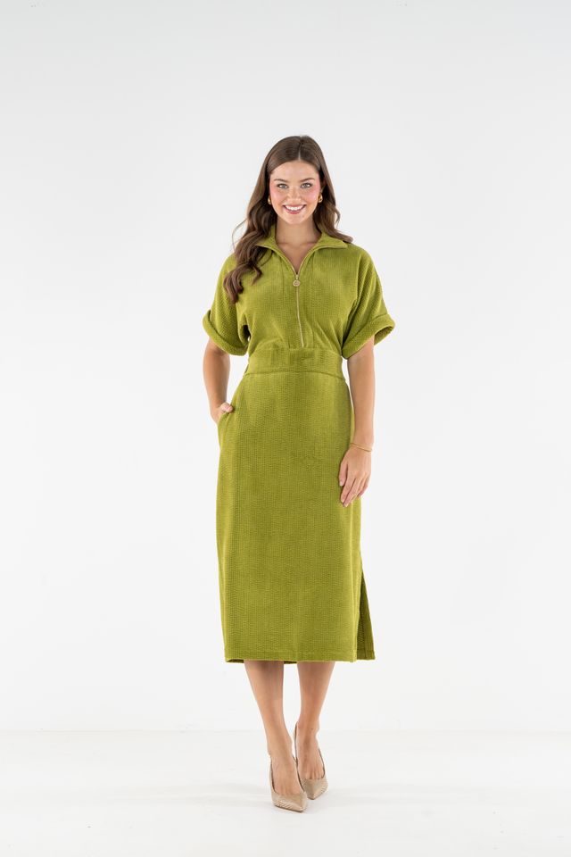 Sarah Dress - Cardamom