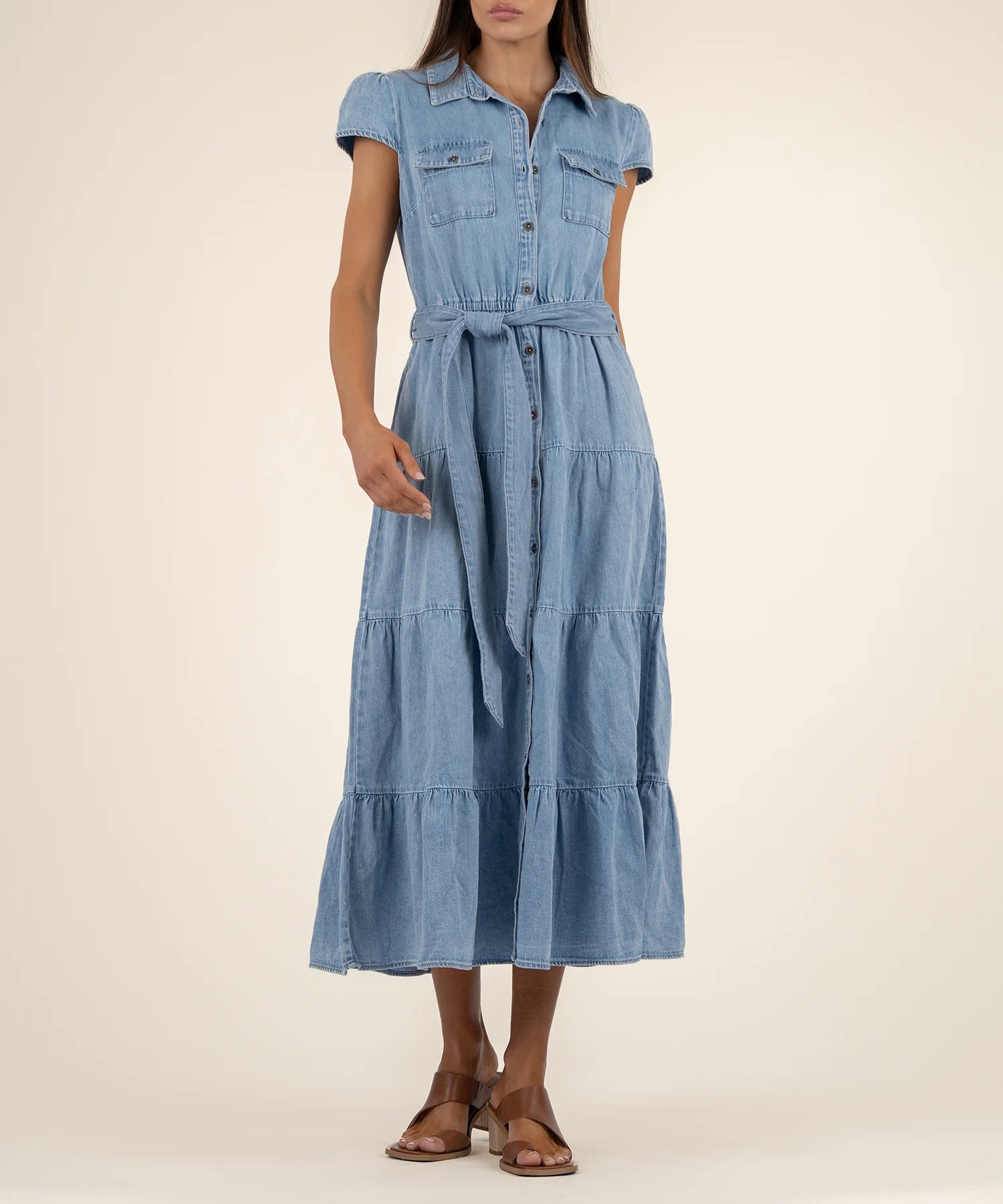 Kut Maxi Dress - Light Wash