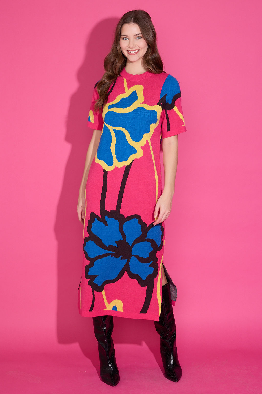 Scout Dress - Punch Orchid