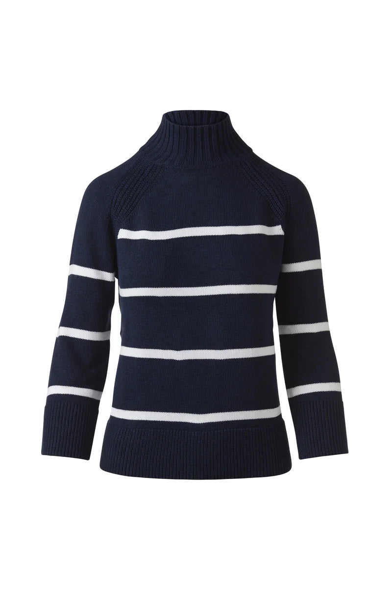 Stripe Easy Funnel - Navy/White