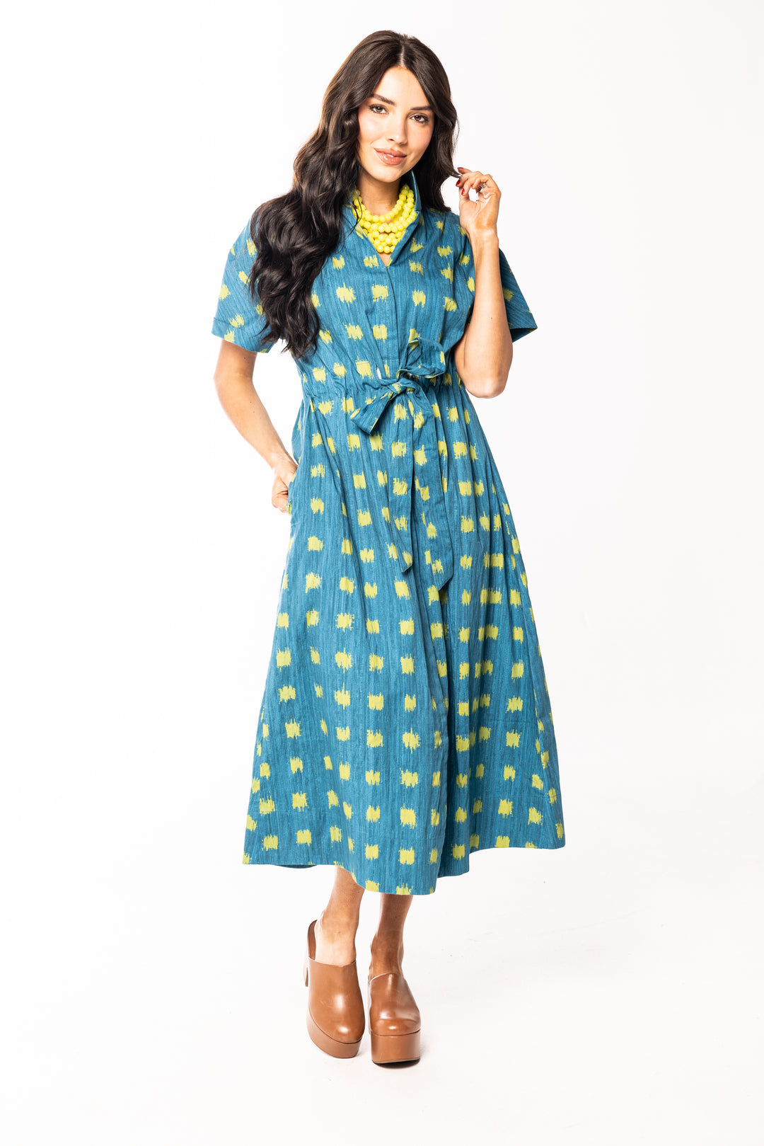 Bria Dress - Grasscloth