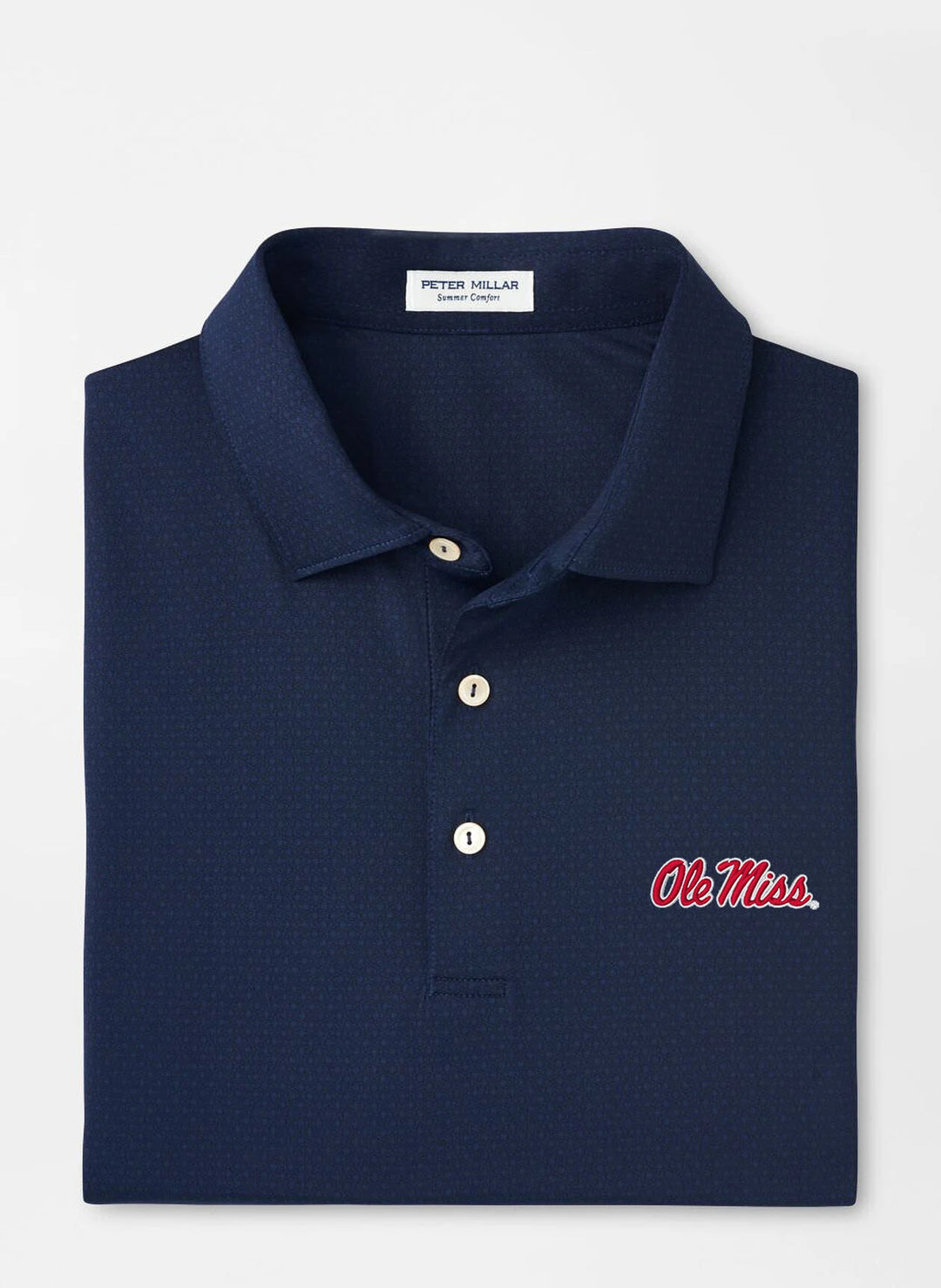 Ole Miss Tesseract Polo-MA24CEK02S-NAVY