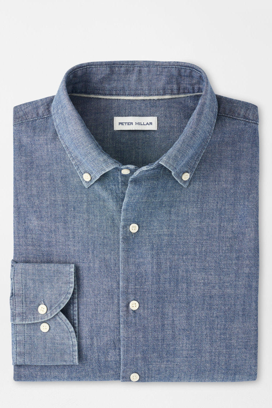 Devonport Chambray Shirt-MA26W70LTB-IND