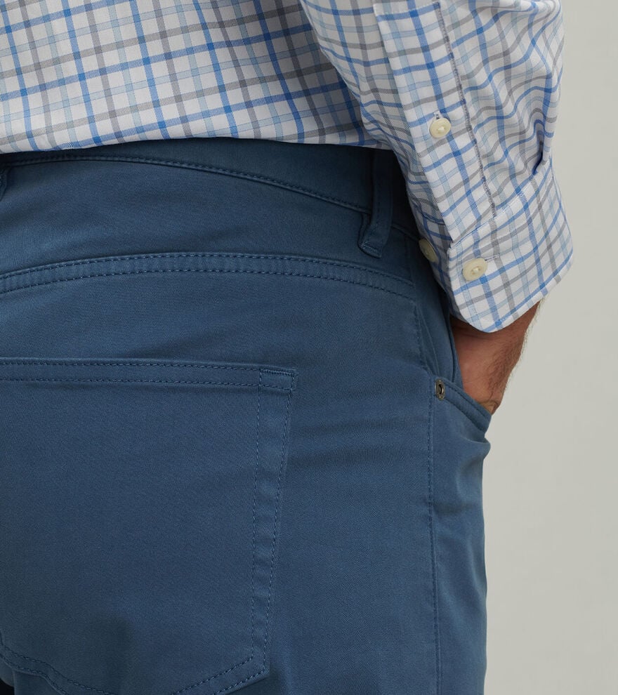 Signature Sateen 5Pkt Pant - Navy