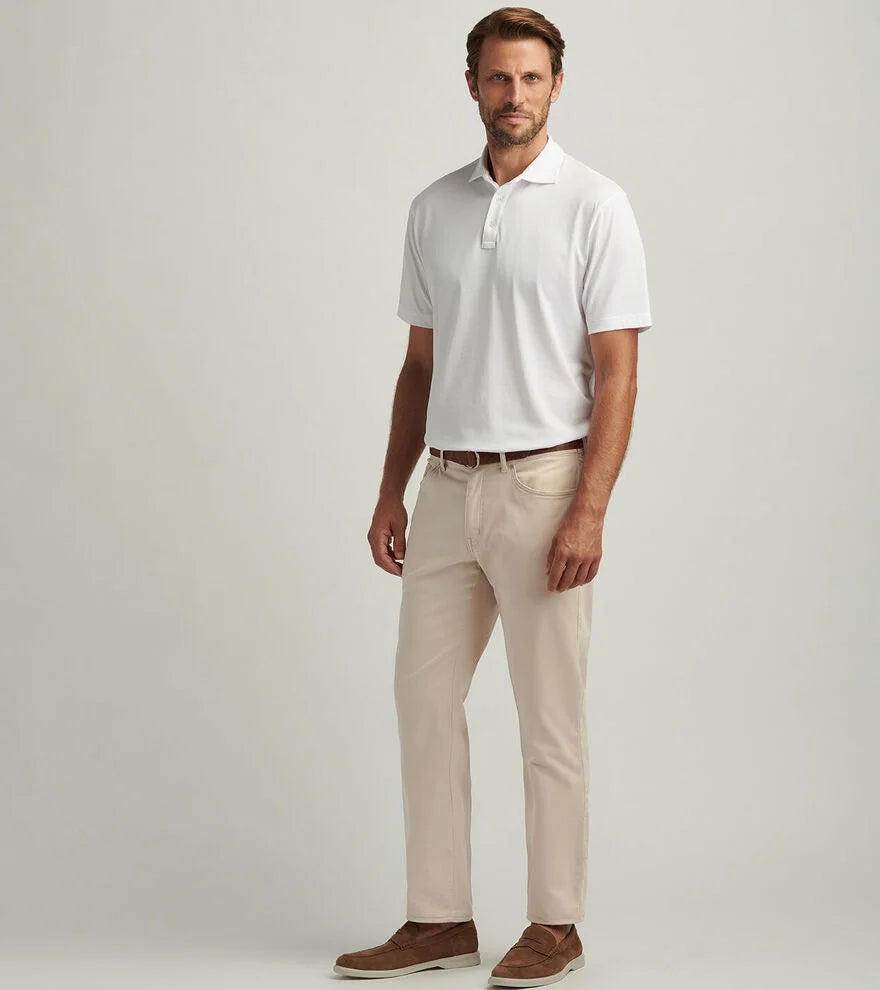 Signature Sateen 5Pkt Pant - Sand