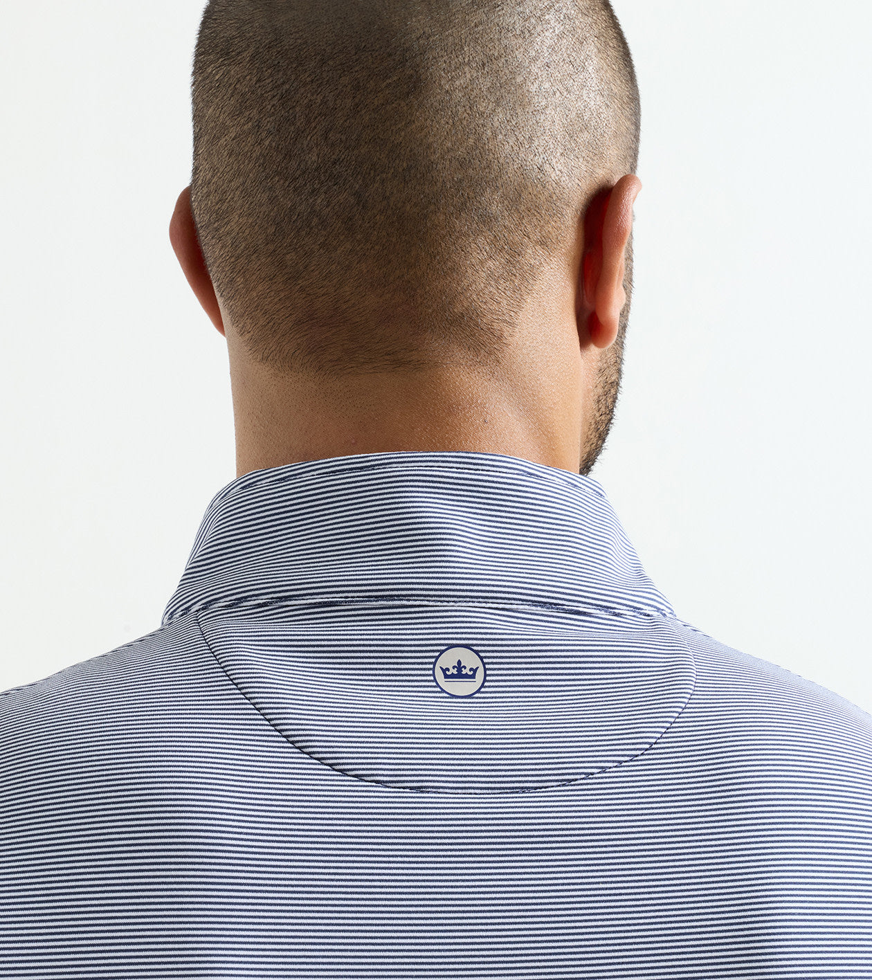 Perth Sugar Stripe 1/4 Zip-ME0EK40E-NAVY/WHITE