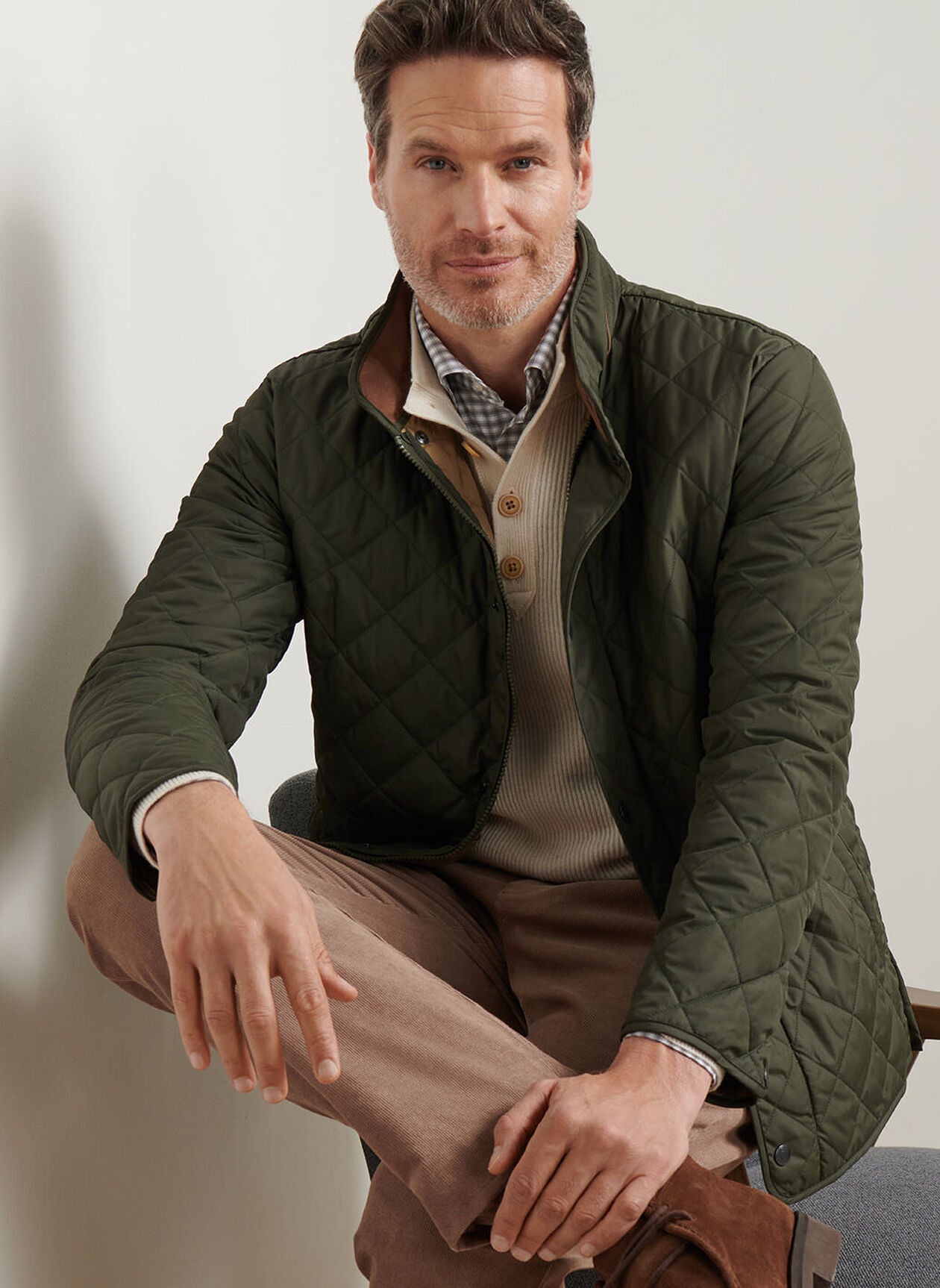 Suffolk Coat - Dark Olive