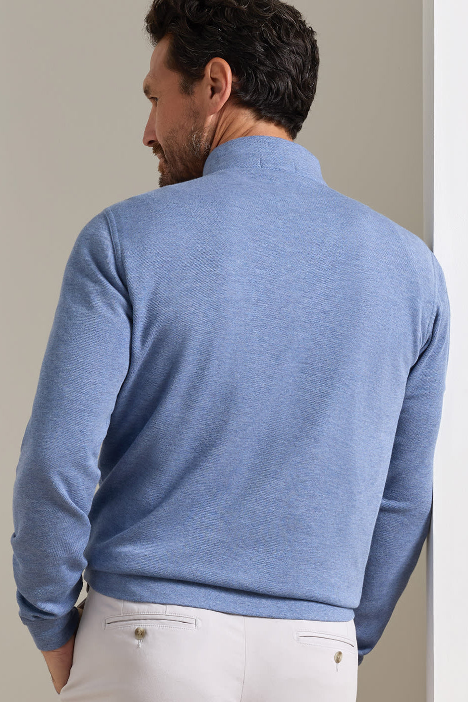 Crown Comfort Quarter-Zip Pullover-MF26K49-Summer Rain