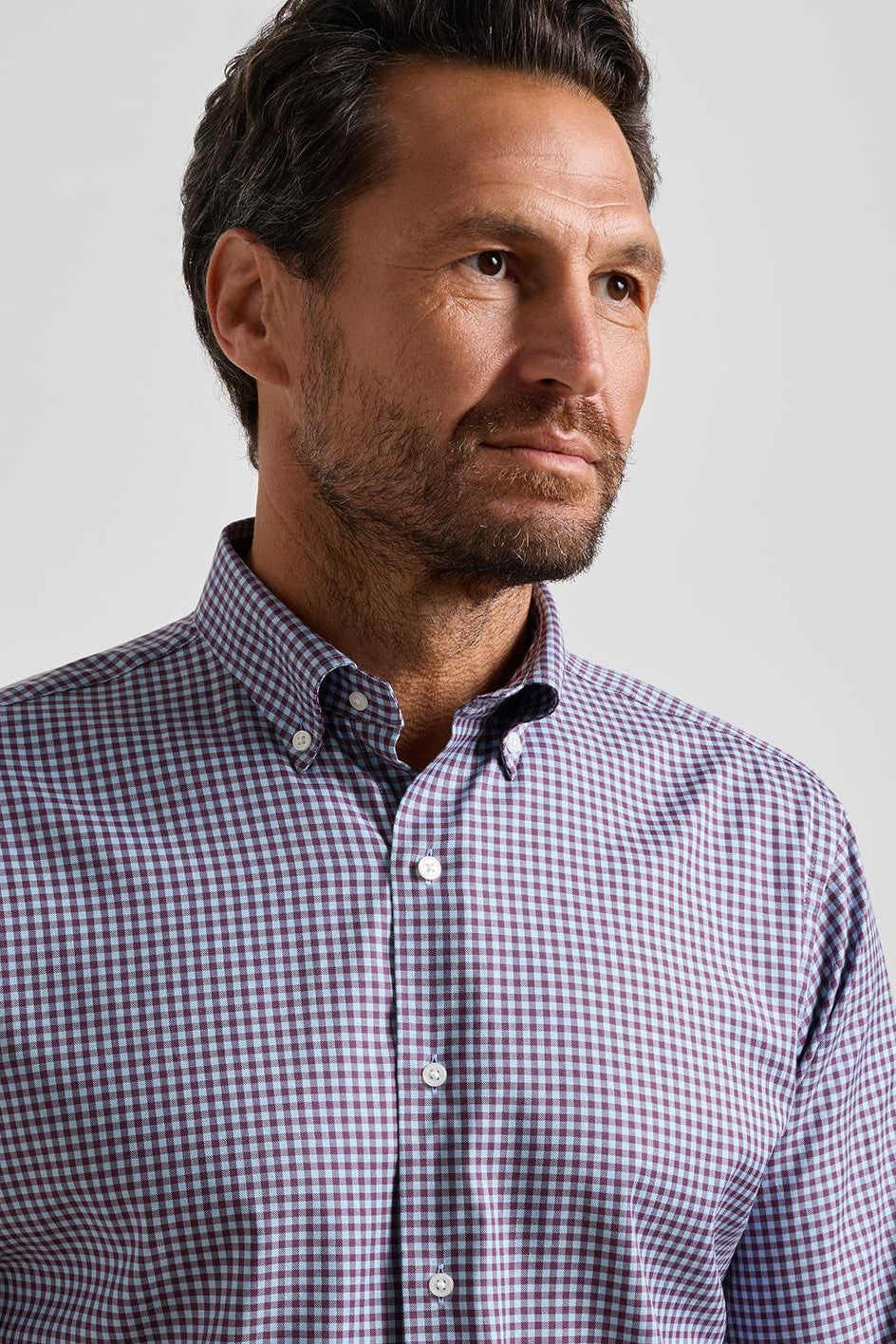 Liam Sport Shirt - MF26W02LTB - Grapeseed