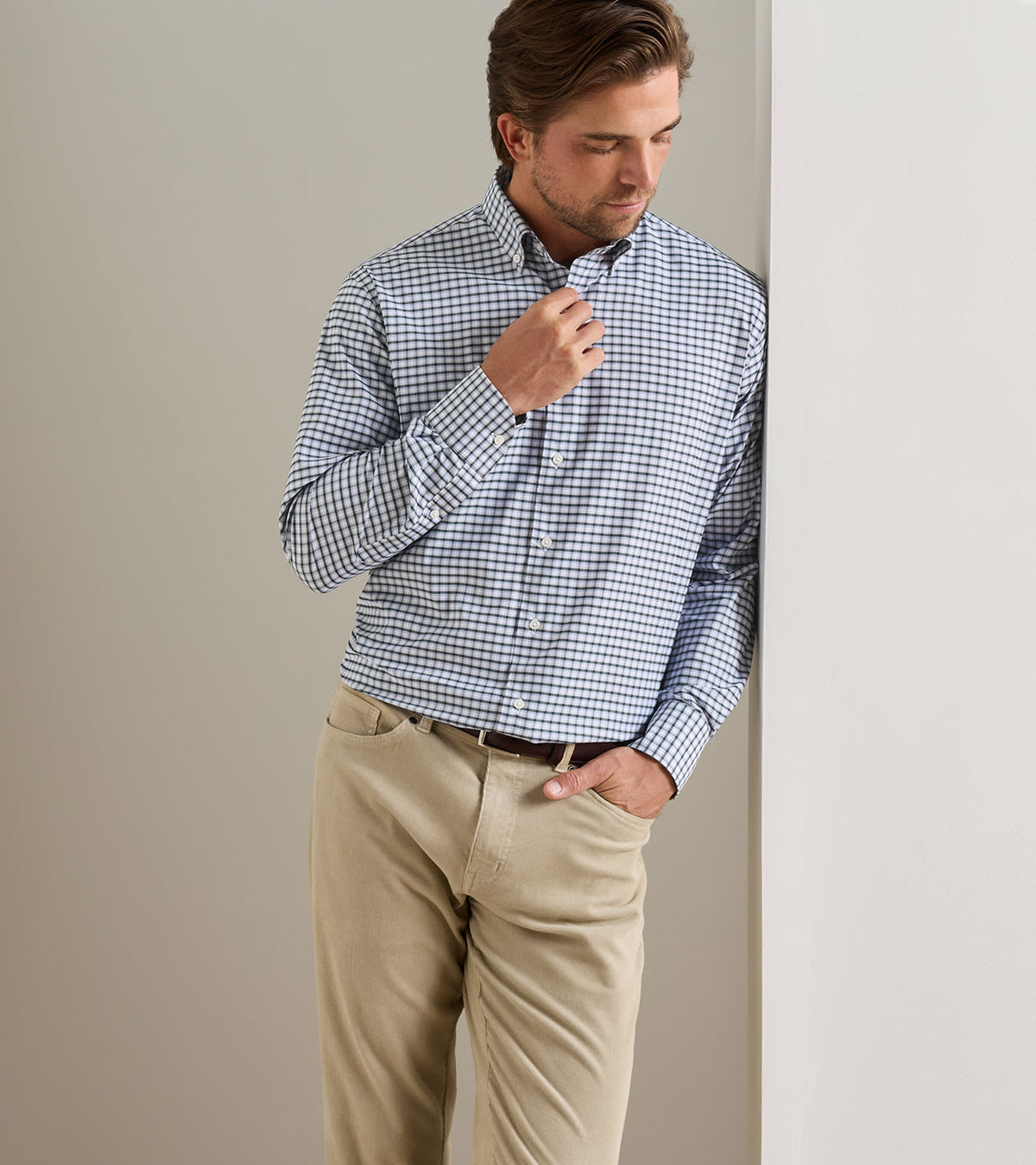 Charles Perf. Twill Sport Shirt-PNBRK