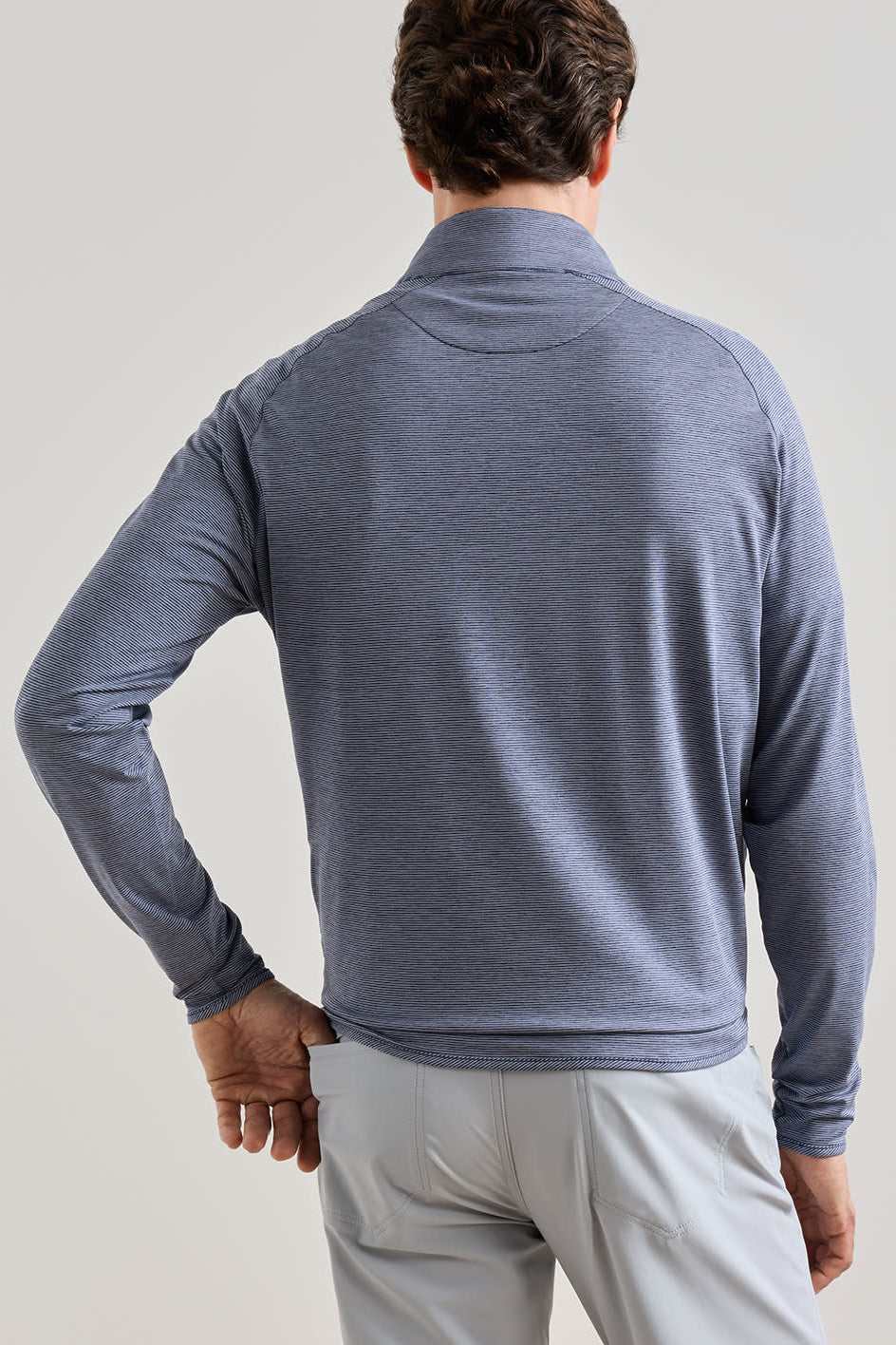 Stealth Stripe Pullover-MF26XK60A-Navy