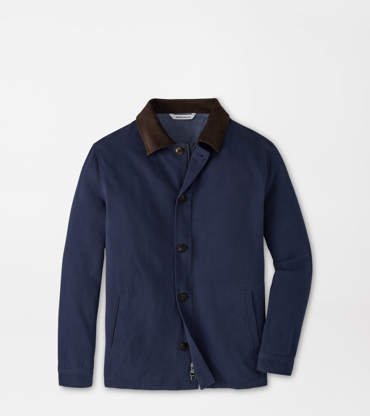 Chatham Cotton Cashmere Coat-Providence Navy